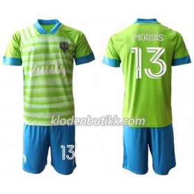 Seattle Sounders Morris 13 Barn Hjemmedraktsett 2020-2021 Kortermet (+ Korte bukser)